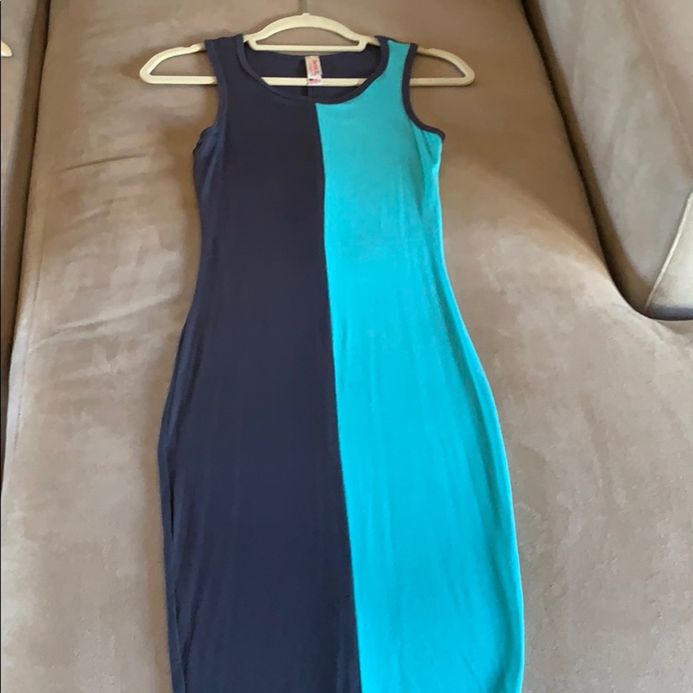 American Twist block dress